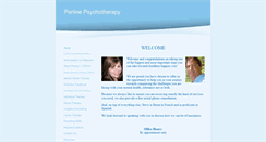 Desktop Screenshot of perlinepsychotherapy.com